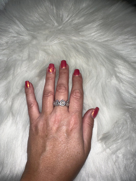 Anillo Corazon ajustable