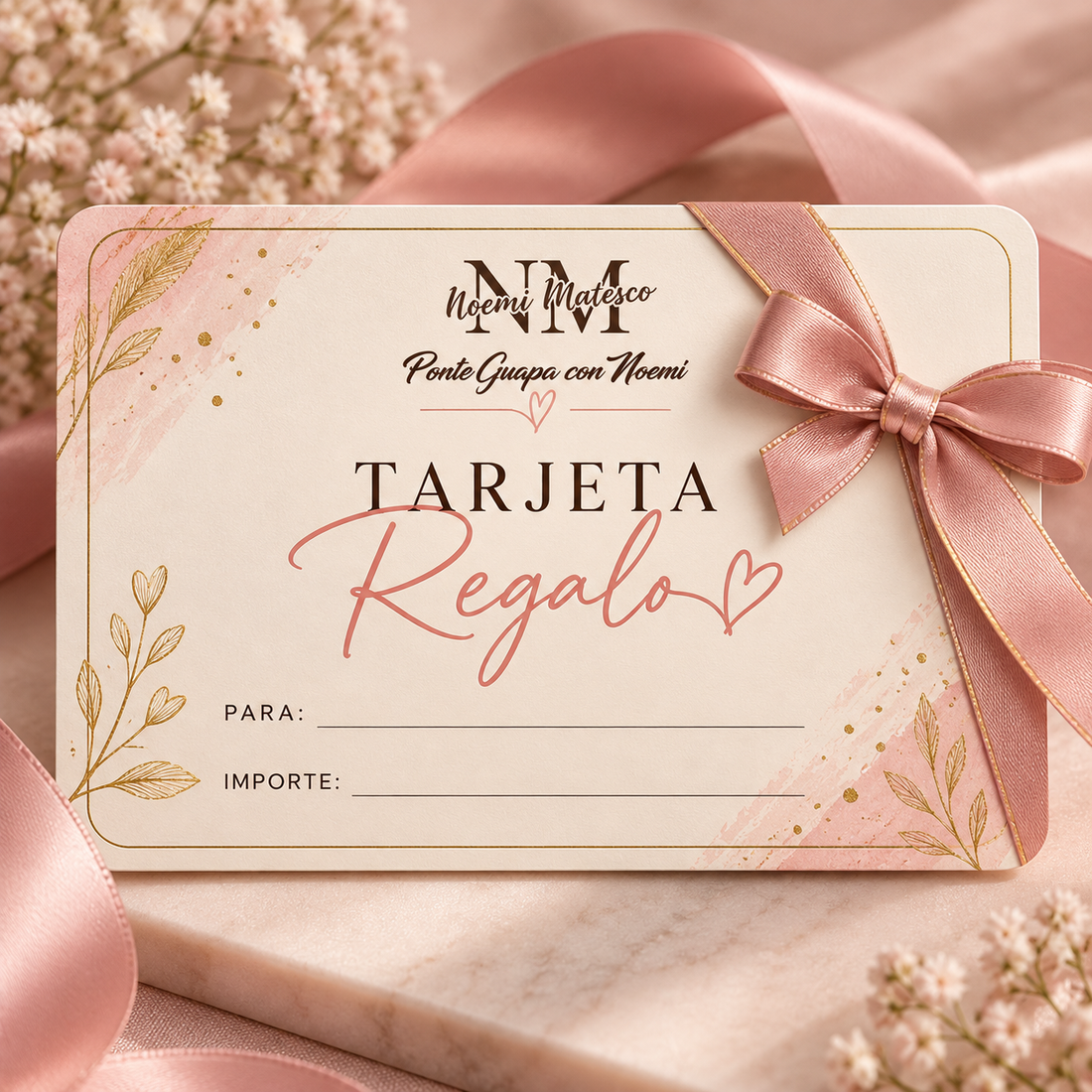 Tarjeta regalo Ponte Guapa con Noemi