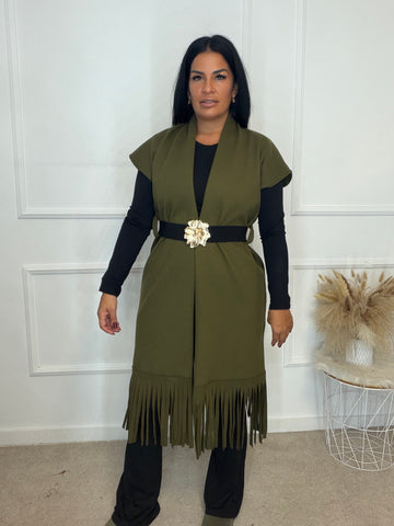 Chaleco poncho Flecos
