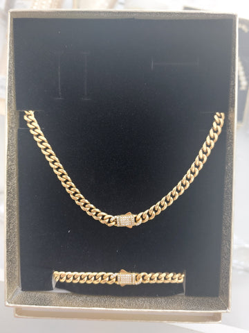 Conjunto Cubana acero 6mm
