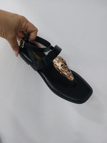 Sandalia Canarias negra