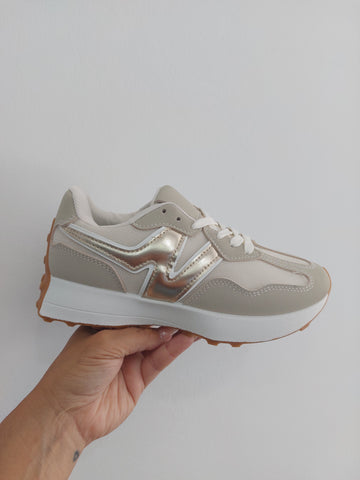 Tenis Neda dorado