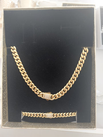 Conjunto Cubana acero 8mm