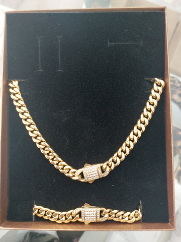 Conjunto Cubana acero 8mm
