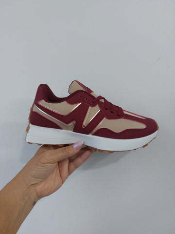 Tenis Neda burdeos
